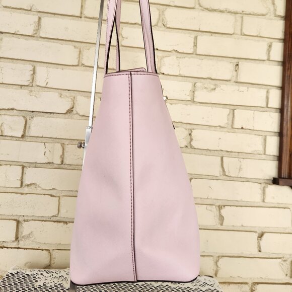 Kate Spade NY Harmony Pink Leather Shoulder Bag Tote Purse Large main image 0